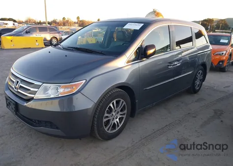 2012 Honda Odyssey Ex-L from USA, damaged, VIN 5FNRL5H69CB100530